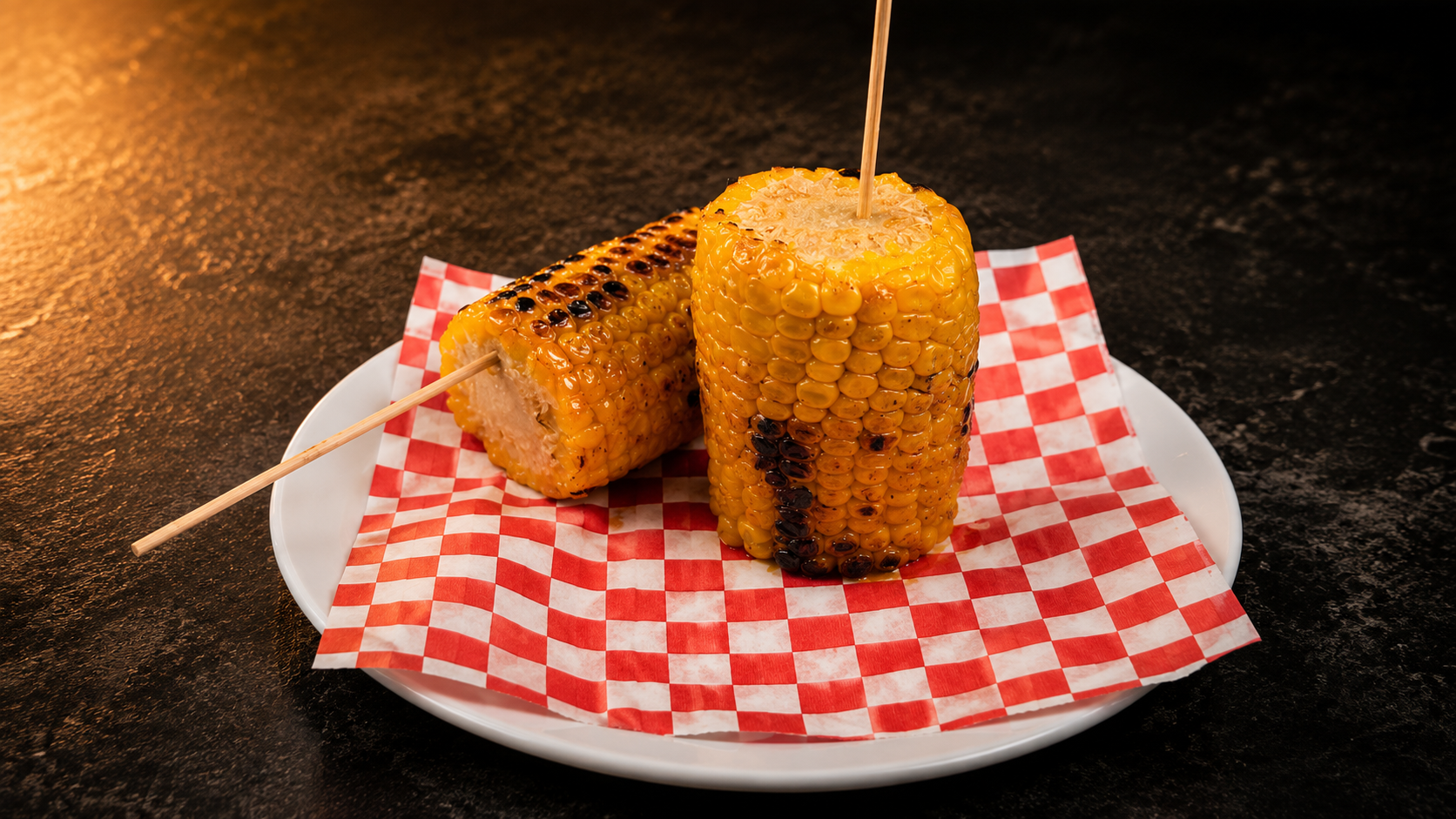 Piña asada